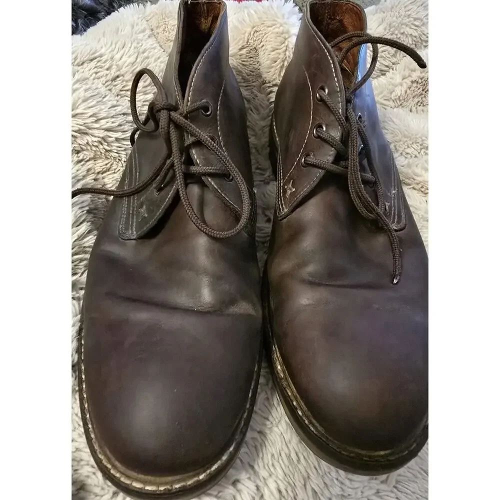 WOLVERINE 1883 Francisco Brown Chukka Boot Men 8.5 W00768 Leather Boots Lace Up